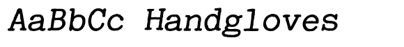 Automatic Typewriter Bold Oblique image