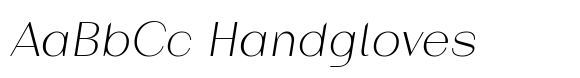 Mogray Thin Italics font sample