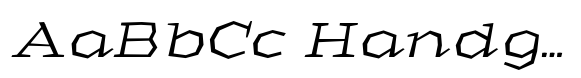 Macahe Expanded Thin Italic image