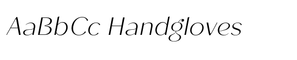 Roden Extra Light Italic font sample