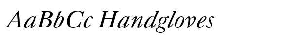 Zagolovochnaya Italic image