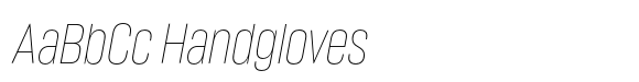 Lütschine Lutschine Thin Con x3 Italic image