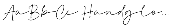 Brandise Signature font sample