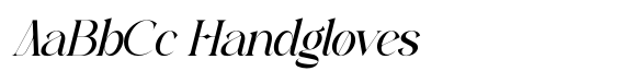 Gagkline Italic font sample