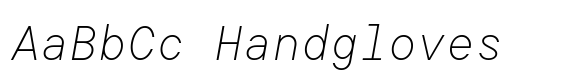 TT Commons Pro Mono ExtraLight Italic image