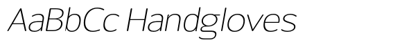 Chatwin Rounded Thin Expanded Italic image
