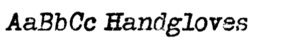 Grungy Old Typewriter Italic image