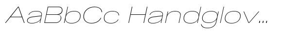 Kern Expanded Thin Italic image