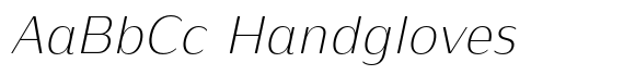 Nirand Extra Light Italic font sample