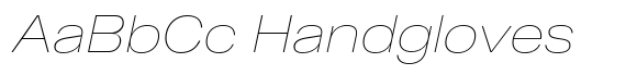 Kern Extended Thin Italic image