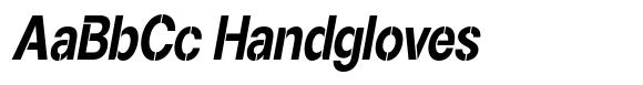 Gorvain Stencil Bold Semi Condensed Slanted image