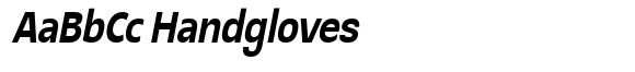 Glorytalk Sans Soft Bold Italic Semi Condensed image
