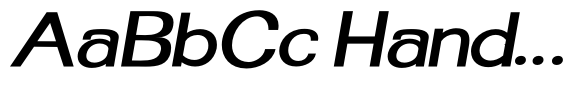 Homiled Grade Light Expanded Italic image