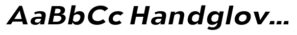 Aukim II Semi Bold Wide Italic image