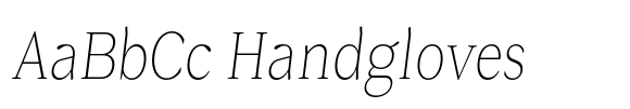 Roxetto Extra Light Condensed Slanted image