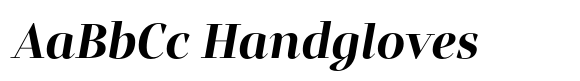 Mandrel Didone Extended Black Italic image