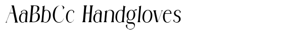 Malgods Oblique font sample