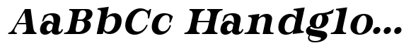 Bravellion Extra Bold Semi Expanded Italic image