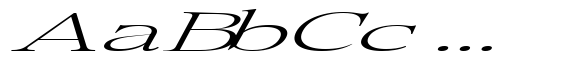 Pichellsio Soft ExtraLight UltraExpanded Italic image