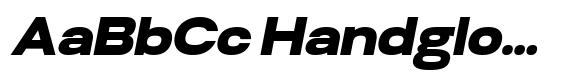 Biarty Sans Expanded Black Oblique image