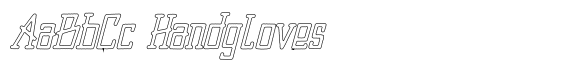 Merenga Brush Outline Italic image