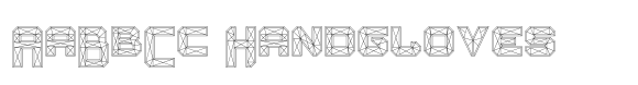Space Armada Wireframe font sample