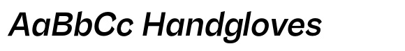 Daminga Semi Bold Italic font sample