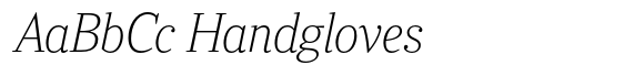 Ysobel Pro Display Thin Italic image