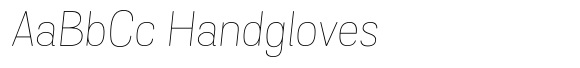 Grota Sans Alt Rounded Thin Italic image