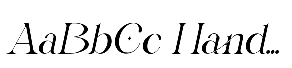 Gyahegi Italic image