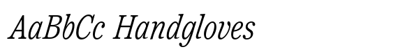 Reserve Condensed Light Italic image