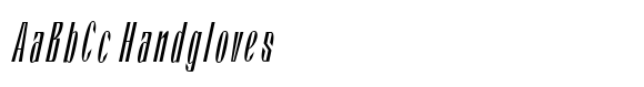 Valenroy Thin Condensed Italic image