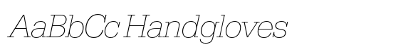 Serifa SH ExtraLight Italic image