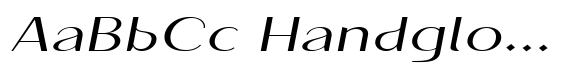 Granvia Ultra Light Italic Ultra Expanded image