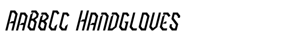 GLARUDA SKYLINE Italic image