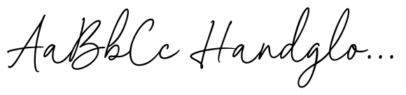 Meganoli Script font sample