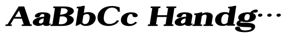 Reding Contrast Extra Expanded Italic image