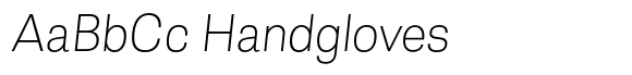 Berna Ultra Light Italic image