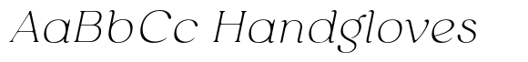 King and Queen Hairline Italic image