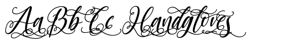 Dramatic Hearts Swash Italic font sample