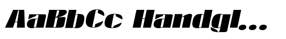 Valenroy Bold Expanded Italic image