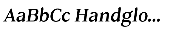 Roxetto Bold Semi Condensed Slanted image