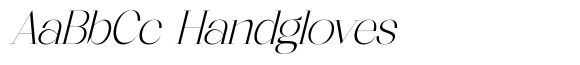 Kaldera Italic font sample