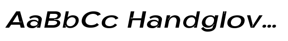 Abigen Semi Bold Expanded Italic image