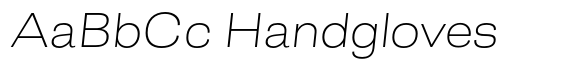 Berna Expanded Ultra Light Italic image
