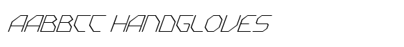 Cygun Light Condensed Oblique font sample