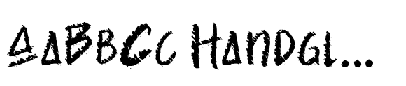Spooky Crack Regular font sample