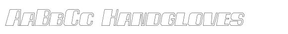 Spacho Black Outline Italic image