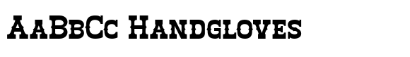 Tango Western font sample