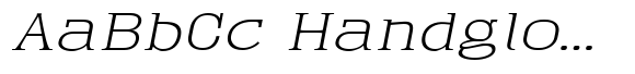 Gatron Thin Expanded Italic image